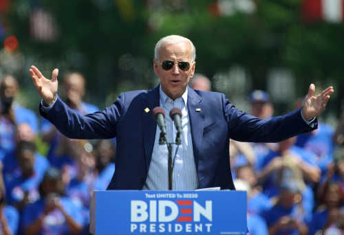 Philadelphia,-,May,18,,2019:,Former,Vice-president,Joe,Biden,Formally