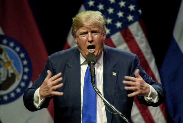 Donald,Trump,Rally,At,The,Midland,Theater,In,Kansas,City