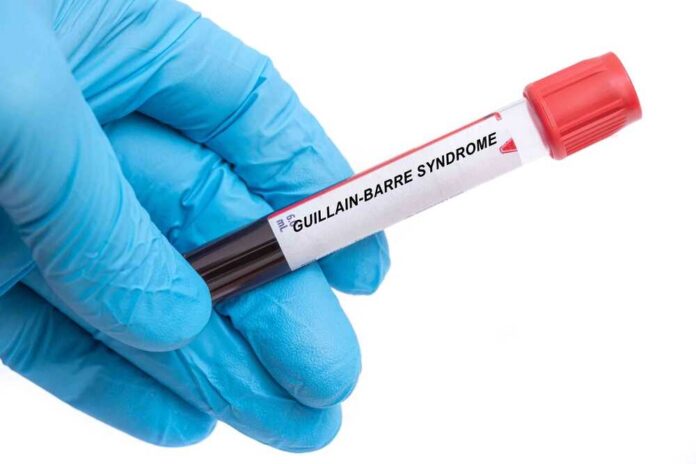 Guillain-barre,Syndrome.,Guillain-barre,Syndrome,Disease,Blood,Test,In,Doctor,Hand