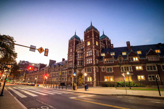 Very,Old,Building,In,University,Of,Pennsylvania,In,Philadelphia,,Pennsylvania