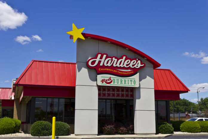 Indianapolis,-,Circa,June,2016:,Hardee's,Retail,Location.,Hardee's,And