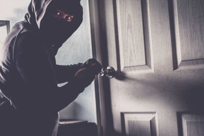 Male,Thief,Opening,Door