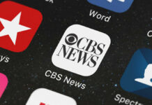 CBS News app icon on smartphone screen