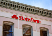 Exterior view of a State Farm insurance agency building