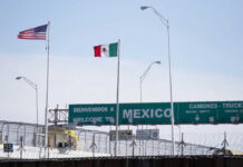 Cartel’s INSIDE Man EXPOSED – Governor Implicated Border crossing sign to Mexico with U.S. and Mexican flags