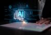 AI Stocks: Wall Street’s New ‘Safe Haven’ Gamble? A hand interacting with a digital tablet displaying AI graphics