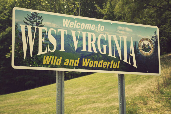 west-virginia6213388jpg West Virginia welcome sign with scenic background
