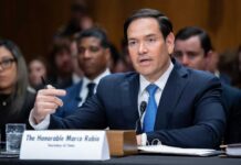Trump-Rubio Playbook Rattles Maduro Remnants A government official speaking during a Senate hearing