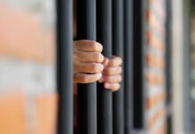 Espionage Playbook Snags American Scientist Hands gripping prison bars