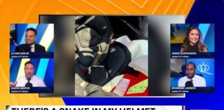 Football Player Finds Snake In His Helmet - Morning Addition