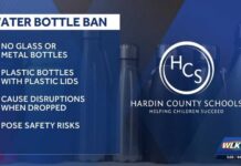 Hardin County Schools bans glass, metal water bottles this year