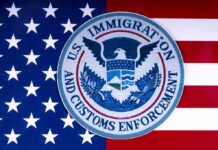 Deadly-Force Fallout: ICE Benches Street Cops U.S. Immigration and Customs Enforcement seal over American flag