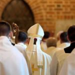 Devil ‘Imaginary’? Brazil Bishop Pokes The Hornet’s Nest Bishop in white mitre among clergy during church procession