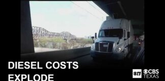 U.S. diesel prices hit record $5.85 a gallon as fuel costs climb