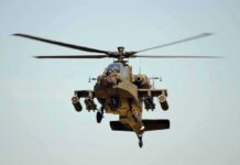 IRAN Downs Apache—Triggers Ugly Deadlock Military Apache helicopter flying in the sky