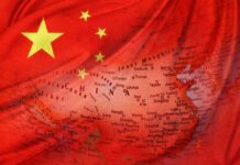 Beijing’s Mortgage Timebomb: 40 Years, Still No Buyers Chinese flag overlaid on a map of China