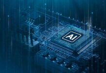 Anthropic Warns: China Copying Our Brains AI chip on a circuit board glowing in blue