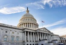 Blue Wave – Committee Power Shift Could Sting United States Capitol building under a blue sky
