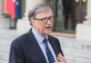 Contrail Crackdown: Big Costs, Murky Gains Bill Gates speaking outdoors in a suit and tie