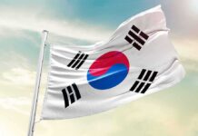 South Korea Bets BIG on Alaska Gas South Korea flag waving on a pole