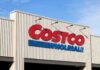 Parking Lot Horror – Rabbi Accused Of Murder Costco Wholesale storefront sign on a beige corrugated facade