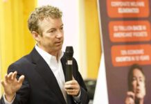 Surveillance Creep? Senator Slams KOSA Rush Rand Paul speaking with a microphone during an indoor event